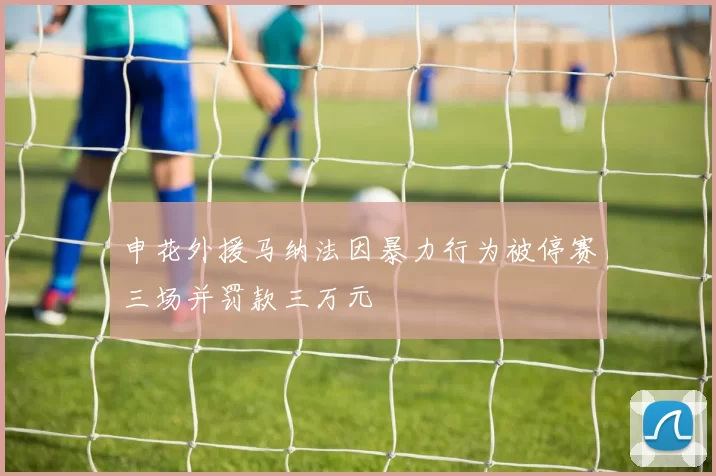 申花外援马纳法因暴力行为被停赛三场并罚款三万元