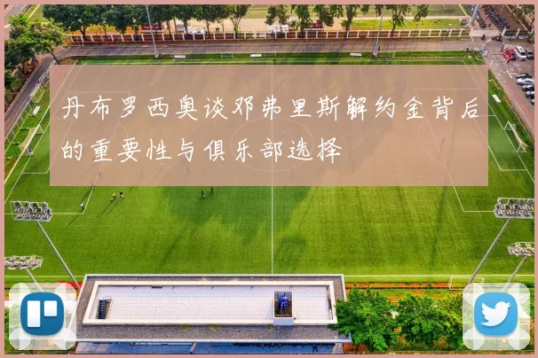丹布罗西奥谈邓弗里斯解约金背后的重要性与俱乐部选择